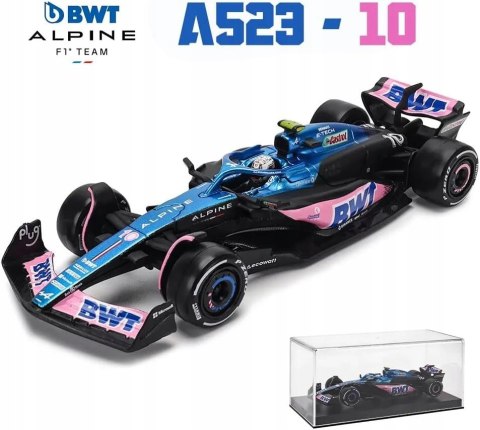 F1 BWT Alpine A523 #10 P. Gasly KASK BBurago 1:43 F1 BWT Alpine A523 #10 P. Gasly KASK BBurago 1:43