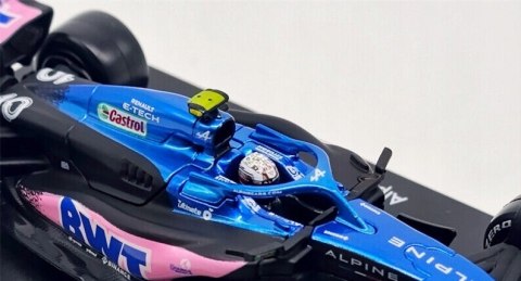 F1 BWT Alpine A523 #10 P. Gasly KASK BBurago 1:43 F1 BWT Alpine A523 #10 P. Gasly KASK BBurago 1:43