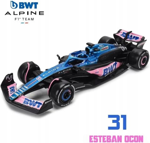 F1 BWT Alpine A523 #31 Esteban Ocon BBurago 1:43 F1 BWT Alpine A523 #31 Esteban Ocon BBurago 1:43