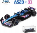 F1 BWT Alpine A523 #31 E.Ocon KASK BBurago 1:43