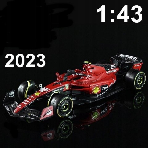 F1 FERRARI SF-23 2023 C. Sainz #55 BBurago 1:43 F1 FERRARI SF-23 2023 C. Sainz #55 BBurago 1:43