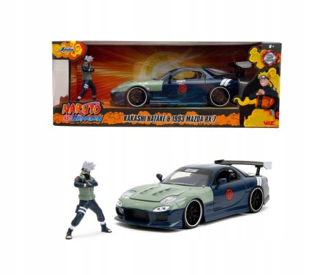 MAZDA RX-7 figurka Kakashi Hatake NARUTO JADA 1:24 MAZDA RX-7 figurka Kakashi Hatake NARUTO JADA 1:24