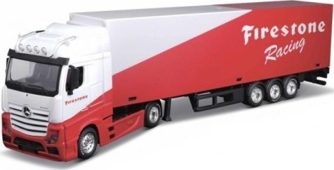 Mercedes Actros naczepa Firestone Bburago 1:43