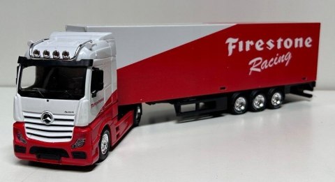 Mercedes Actros naczepa Firestone Bburago 1:43 Mercedes Actros naczepa Firestone Bburago 1:43