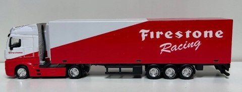 Mercedes Actros naczepa Firestone Bburago 1:43 Mercedes Actros naczepa Firestone Bburago 1:43