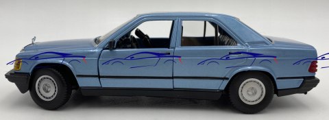 Mercedes Benz 190E W201 blue 1:24 Bburago 21103 Mercedes Benz 190E W201 blue 1:24 Bburago 21103