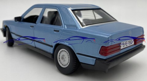 Mercedes Benz 190E W201 blue 1:24 Bburago 21103 Mercedes Benz 190E W201 blue 1:24 Bburago 21103