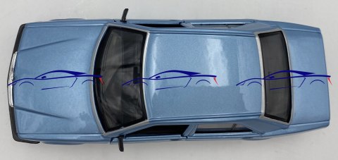 Mercedes Benz 190E W201 blue 1:24 Bburago 21103 Mercedes Benz 190E W201 blue 1:24 Bburago 21103