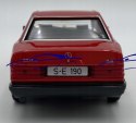 Mercedes Benz 190E W201 red 1:24 Bburago 21103