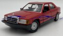 Mercedes Benz 190E W201 red 1:24 Bburago 21103