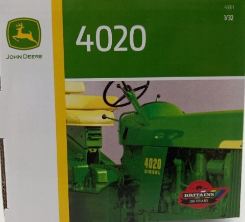 Model ciągnika John Deere 4020 Britains 43311 Model ciągnika John Deere 4020 Britains 43311