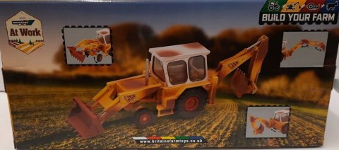 Model koparki JCB 3C Mark III at work Britains 43280 1:32 Model koparki JCB 3C Mark III at work Britains 43280 1:32