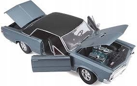 Pontiac GTO 1965 blue 1:18 Maisto 31885 Pontiac GTO 1965 blue 1:18 Maisto 31885