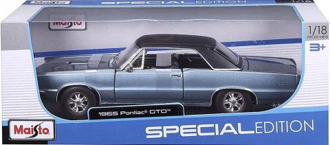 Pontiac GTO 1965 blue 1:18 Maisto 31885 Pontiac GTO 1965 blue 1:18 Maisto 31885