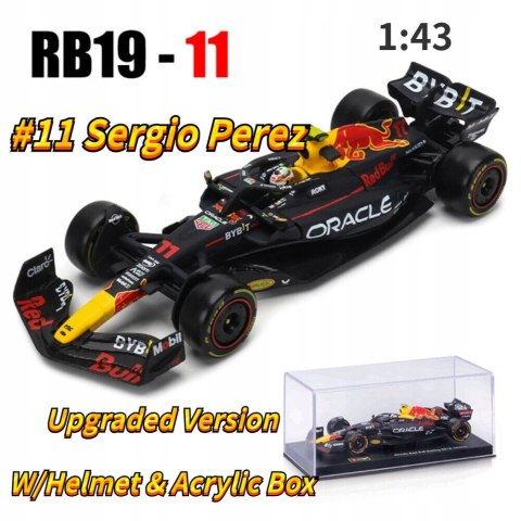 RB19 F1 RedBull 2023 #11 Perez KASK BBurago 1:43 RB19 F1 RedBull 2023 #11 Perez KASK BBurago 1:43