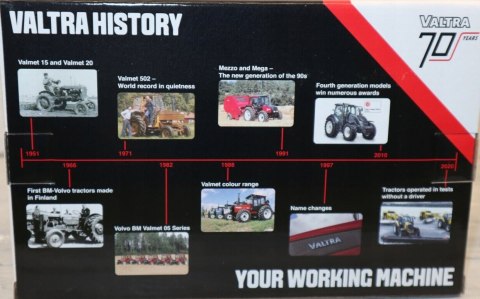 VALTRA TZ54 ciągnik 70 lecie 1:32 Britains 43315 VALTRA TZ54 ciągnik 70 lecie 1:32 Britains 43315