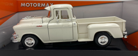 1955 GMC Blue Chip Pick-up cream 1:24 Motormax 79383 1955 GMC Blue Chip Pick-up cream 1:24 Motormax 79383