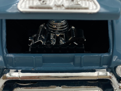 1955 GMC Blue Chip Pick-up blue 1:24 Motormax 79382