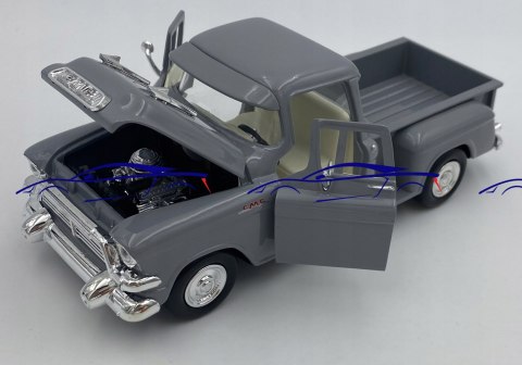 1955 GMC Blue Chip Pick-up red 1:24 Motormax 79382 1955 GMC Blue Chip Pick-up red 1:24 Motormax 79382