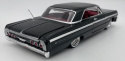 Chevrolet Impala black 1964 1:24 Motormax 73259