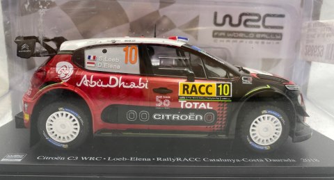 Citroen C3 WRC 2018 #10 Sébastien Loeb model 1:24 Rajd Katalonii Citroen C3 WRC 2018 #10 Sébastien Loeb model 1:24 Rajd Katalonii
