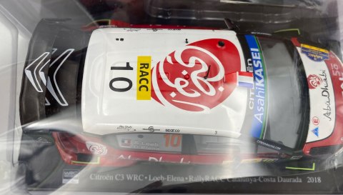 Citroen C3 WRC 2018 #10 Sébastien Loeb model 1:24 Rajd Katalonii Citroen C3 WRC 2018 #10 Sébastien Loeb model 1:24 Rajd Katalonii