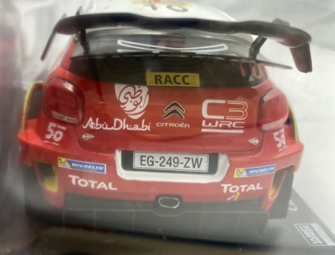 Citroen C3 WRC 2018 #10 Sébastien Loeb model 1:24 Rajd Katalonii Citroen C3 WRC 2018 #10 Sébastien Loeb model 1:24 Rajd Katalonii