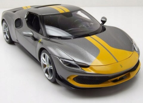 FERRARI 296 GTB Assetto Fiorano 1:18 Bburago 16017 grey FERRARI 296 GTB Assetto Fiorano 1:18 Bburago 16017 grey