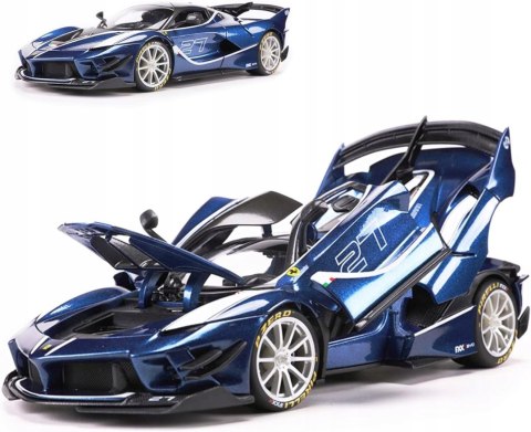 FERRARI FXX-K EVO #27 model 1:18 Bburago 16012 blue FERRARI FXX-K EVO #27 model 1:18 Bburago 16012 blue