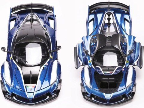 FERRARI FXX-K EVO #27 model 1:18 Bburago 16012 blue FERRARI FXX-K EVO #27 model 1:18 Bburago 16012 blue
