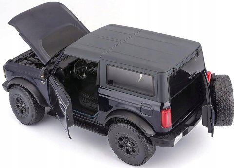 FORD Bronco WILDTRAK 2021 1:18 model Maisto 31456 black FORD Bronco WILDTRAK 2021 1:18 model Maisto 31456 black