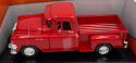 1955 GMC Blue Chip Pick-up red 1:24 Motormax 79382