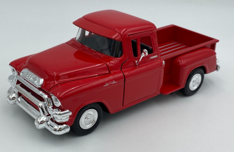 1955 GMC Blue Chip Pick-up red 1:24 Motormax 79382 1955 GMC Blue Chip Pick-up red 1:24 Motormax 79382
