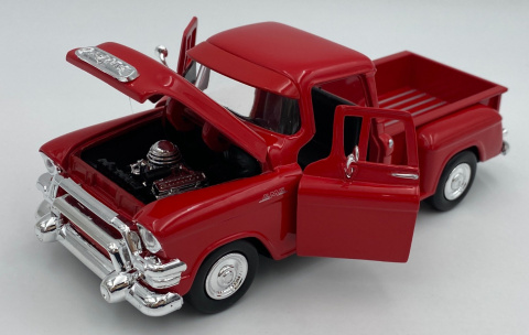 1955 GMC Blue Chip Pick-up red 1:24 Motormax 79382 1955 GMC Blue Chip Pick-up red 1:24 Motormax 79382