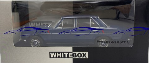 Mercedes 200D W115 1968 model 1:24 WhiteBox 124195 Mercedes 200D W115 1968 model 1:24 WhiteBox 124195