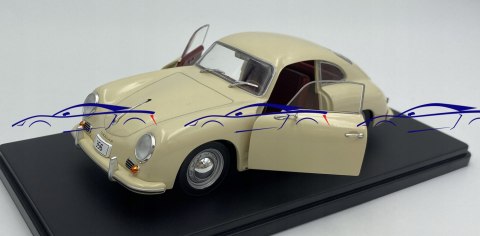 Porsche 356 1959 ivory model 1:24 WhiteBox 124190 Porsche 356 1959 ivory model 1:24 WhiteBox 124190
