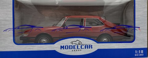 SAAB 900 Turbo 1981 red krokodyl 1:18 MCG 18340 SAAB 900 Turbo 1981 red krokodyl 1:18 MCG 18340