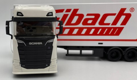 SCANIA 770S ciągnik naczepa Eibach Bburago 1:43 SCANIA 770S ciągnik naczepa Eibach Bburago 1:43