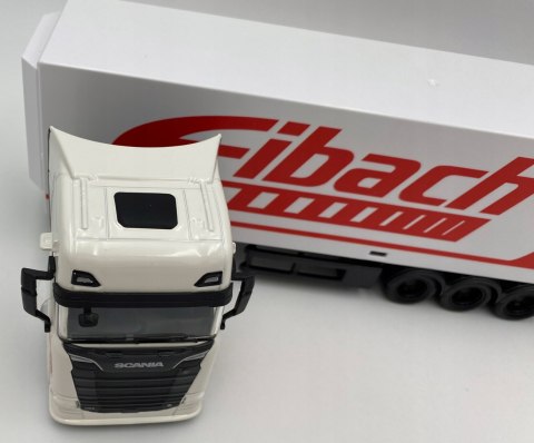 SCANIA 770S ciągnik naczepa Eibach Bburago 1:43 SCANIA 770S ciągnik naczepa Eibach Bburago 1:43