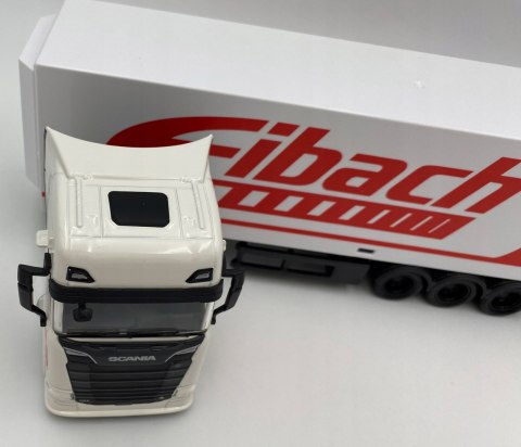 SCANIA 770S ciągnik naczepa Eibach Bburago 1:43 SCANIA 770S ciągnik naczepa Eibach Bburago 1:43