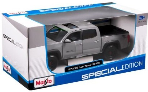 TOYOTA Tacoma TRD 2023 pickup 1:27 model Maisto 32910 grey TOYOTA Tacoma TRD 2023 pickup 1:27 model Maisto 32910 grey