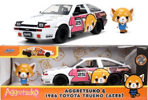 TOYOTA Trueno 1986 + figurka Aggretsuko JADA 1:24