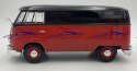 VW Type 2 T1 Delivery Van 1:24 Motormax 79342 black/red