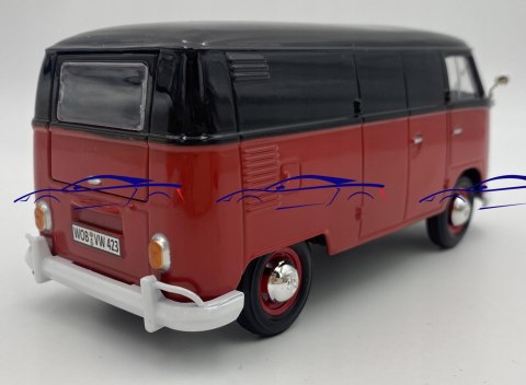 VW Type 2 T1 Delivery Van 1:24 Motormax 79342 black/red VW Type 2 T1 Delivery Van 1:24 Motormax 79342 black/red