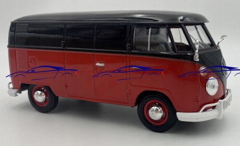 VW Type 2 T1 Delivery Van 1:24 Motormax 79342 black/red VW Type 2 T1 Delivery Van 1:24 Motormax 79342 black/red