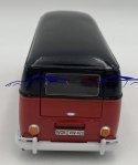 VW Type 2 T1 Delivery Van 1:24 Motormax 79342 black/red