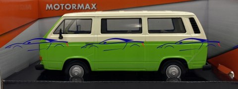 VW Type 2 T3 Transporter 1:24 Motormax 79376 green VW Type 2 T3 Transporter 1:24 Motormax 79376 green