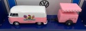 Volkswagen (T1) z budką z lodami 1:24 Motormax 79672