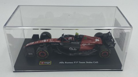 ALFA ROMEO C43 F1 2023 KASK Z.Guanyu BBurago 1:43 ALFA ROMEO C43 F1 2023 KASK Z.Guanyu BBurago 1:43