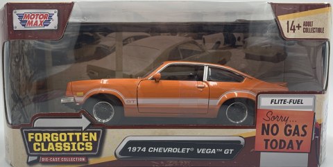 Chevrolet Vega GT 1974 1:24 Motormax 79048 pomarańczowy Chevrolet Vega GT 1974 1:24 Motormax 79048 pomarańczowy